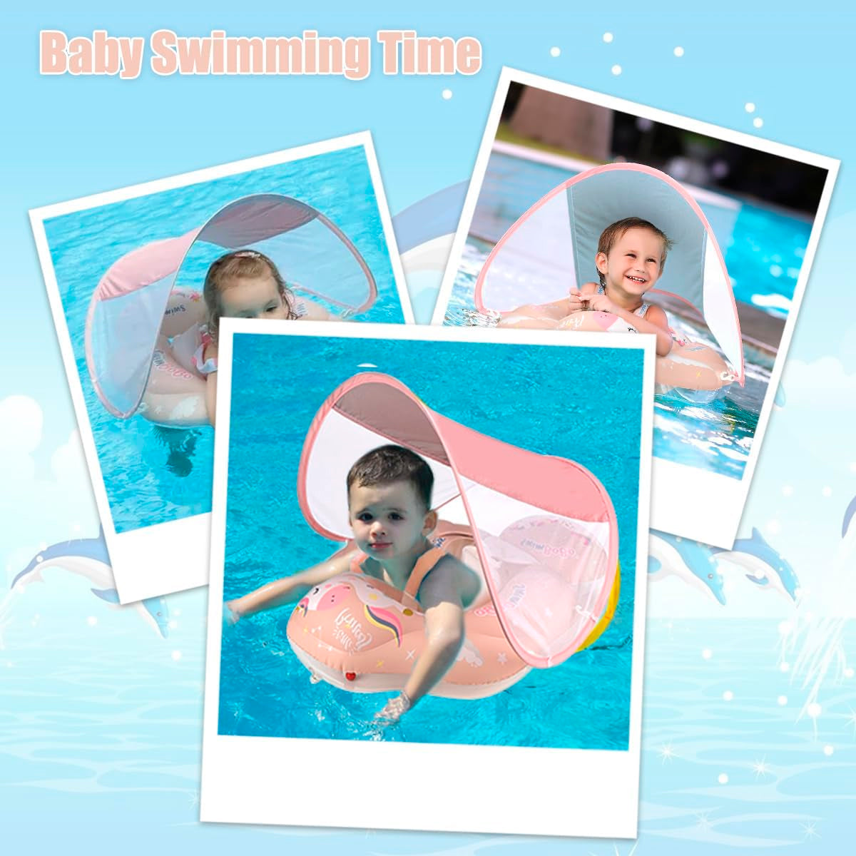 Flotador Techo Bebe Entrenador Natacion