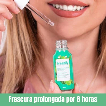 Breatify® Gotas Naturales para Eliminar el 😷 Mal Aliento