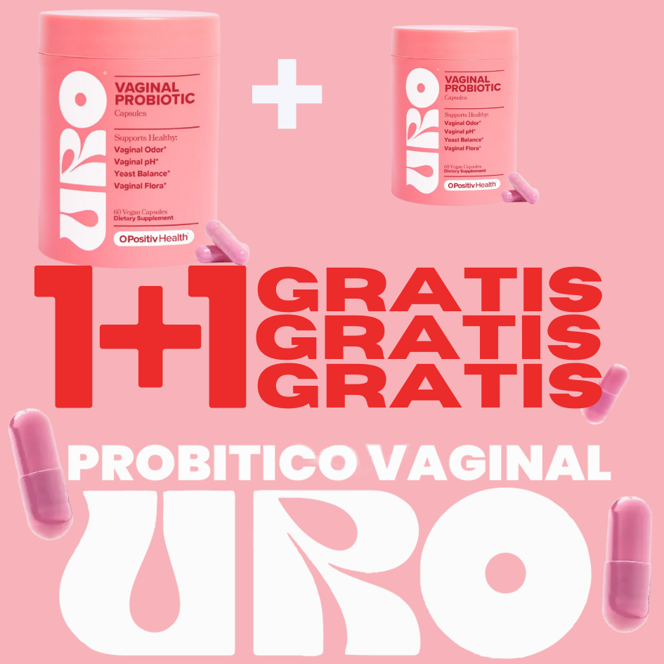 Dí adiós a las infecciones íntimas con URO Probióticos™- 1+1 GRATIS