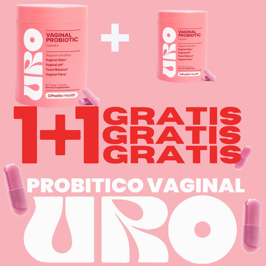 Dí adiós a las infecciones íntimas con URO Probióticos™- 1+1 GRATIS